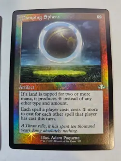 MTG - Damping Sphere FOIL Retro frame - Dominaria Remastered - Image 1