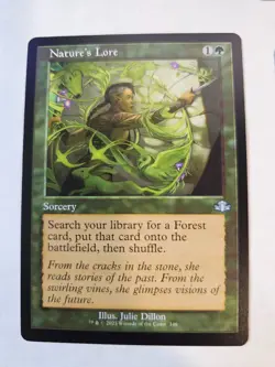 MTG - Nature's Lore Retro frame - Dominaria Remastered - Image 1