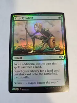 MTG - Crop Rotation FOIL - Dominaria Remastered - Image 1