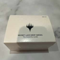 MTG Secret Lair The Godzilla Lands Sealed In Hand Magic the Gathering Japan - Image 1