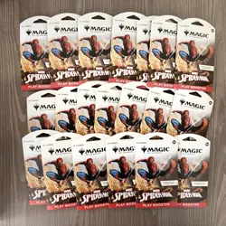 MTG: Magic The Gathering Marvel Spider-Man Play Sleeved Booster Pack IN HAND 🔥 - Image 1