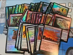 MTG - 45 FOIL Commons All Unique G|R|C - Dominaria Remastered - Image 1