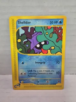 Shellder 129/165 2002 Expedition Pokemon Card TCG Vintage Nintendo - NM - Image 1