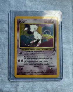 Pokemon Mew 9 Promo Black Star Holo 2000 50 HP English TCG Card - Image 1