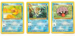 1999 FOSSIL Pokemon 14 Card LOT - Image 5
