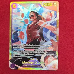 Bandai One Piece Card Game Monkey D. Luffy EB02-061 SEC Foil - Image 1