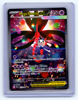 Mega Floette ex 117/086 Me04: Chaos Rising Holo Pokemon TCG Card Nm Sir - Image 1
