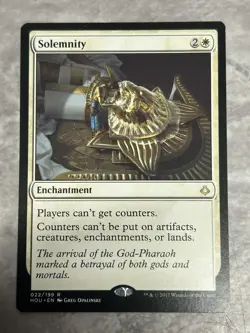 Magic MTG Hour of Devastation Solemnity #022/199 - Image 1