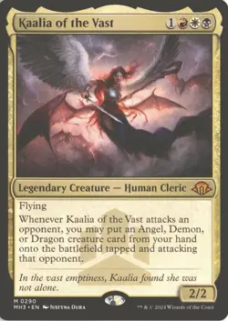 MTG Kaalia of the Vast (290) Non-Foil Base Mythic Modern Horizons 3 NM - Image 1