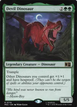 DEVIL DINOSAUR 719 R COMMANDER: MARVEL SUPER HEROES MTG NM/M - Image 1