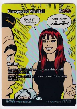 Unexpected Windfall 0029 (Borderless) Marvel Universe Eternal-Legal Foil - Image 1