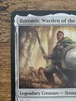 MTG Boromir Warden of the Tower ⭐NM+ ⭐Lord of the Rings LTR ⭐10 HQ PICS! ⭐Magic - Image 3