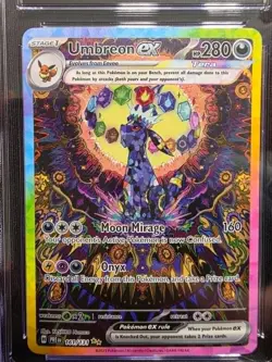 Pokemon Prismatic Evolutions SIR 161/131 Umbreon ex CGC 10 - Image 2