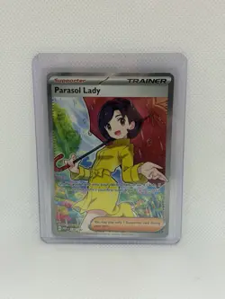 2023 Pokemon: Scarlet & Violet Paradox Rift FA Trainer Parasol Lady #238/182 NM - Image 1