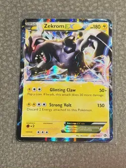 Pokemon Zekrom EX Ultra Rare Legendary Treasures 52/113 MP - Image 1