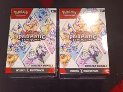 2 Total- Pokemon TCG Scarlet & Violet Prismatic Evolutions Booster Bundle Box - Image 2