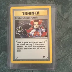Pokemon TCG Trainer Rockets Sneak Attack 16/82 Holo - Image 1