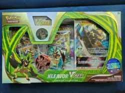 Pokemon TCG Kleavor V Star Premium Collection Box Fusion Strike booster packs - Image 1