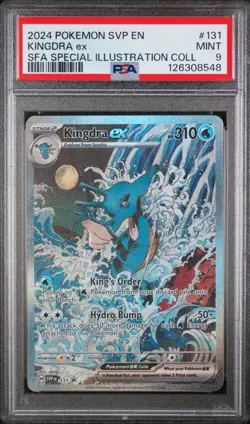 Pokemon 2024 SVP EN SFA Special Illustration Coll #131 Kingdra ex PSA 9 MINT - Image 1
