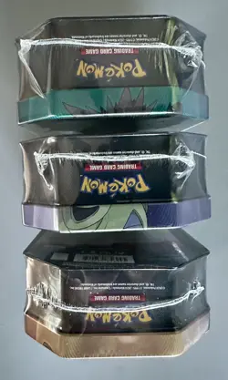 POKEMON TCG Booster Tin Full Set Tyranitar Slaking Darkrai Factory Sealed (3) - Image 3