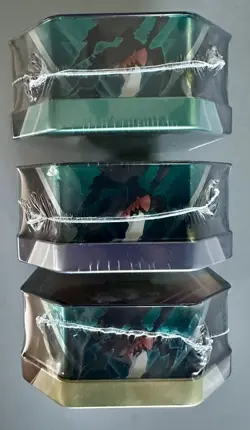 POKEMON TCG Booster Tin Full Set Tyranitar Slaking Darkrai Factory Sealed (3) - Image 5