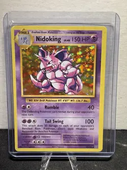 The Pokemon Company Nidoking 45/108 Evolutions Reverse Holo Rare Eng 2016 - Image 1