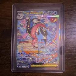 Mega Greninja EX 116/086 XY BREAKpoint Full Art Holo EX Ultra Rare Pokemon - Image 3