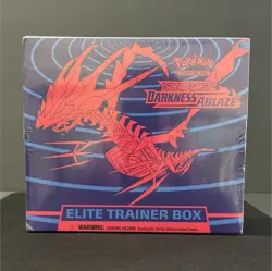 Pokemon TCG Sword & Shield Darkness Ablaze Elite Trainer Box - Image 1