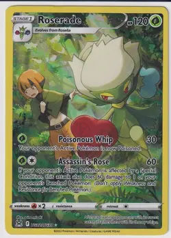 Roserade TG02/TG30 Swsh11: Lost Origin Trainer Gallery Holo Pokemon NM - Image 2