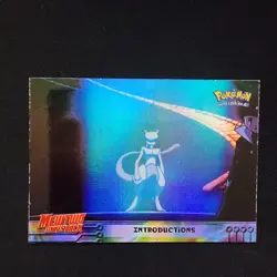 Mewtwo Strikes Topps Pokemon The First Movie Foil #21 Introductions - Image 1