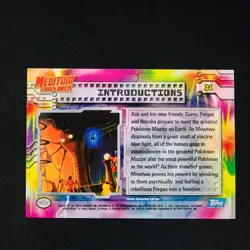 Mewtwo Strikes Topps Pokemon The First Movie Foil #21 Introductions - Image 2