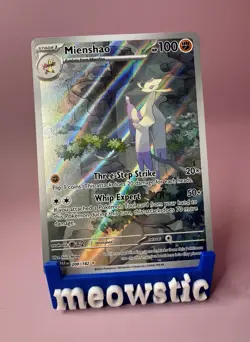 Mienshao 200/182 SV04: Pokemon Paradox Rift Holo Illustration Rare NM/M - Image 1