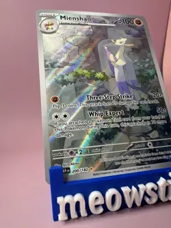 Mienshao 200/182 SV04: Pokemon Paradox Rift Holo Illustration Rare NM/M - Image 2