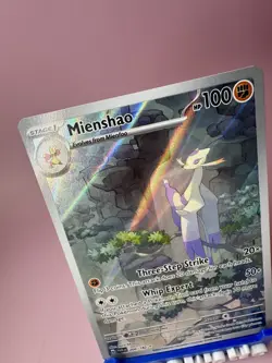 Mienshao 200/182 SV04: Pokemon Paradox Rift Holo Illustration Rare NM/M - Image 4
