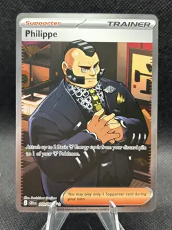 Philippe 110/086 Full Art Trainer Supporter Pokemon Chaos Rising NM - Image 1