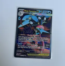 Pokemon Chaos Rising Mega Greninja EX 100/086 UR Full Art. Pack Fresh - Image 1