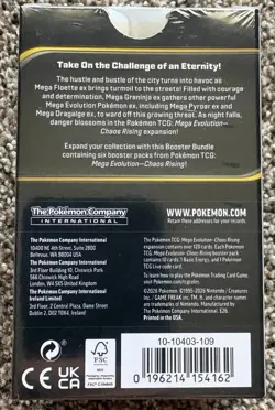 Pokemon Mega Evolution Chaos Rising Booster Bundle Box Sealed New In Hand - Image 2
