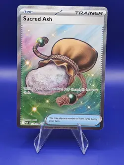 Sacred Ash 115/088 Perfect Order Trainer Full Art Holo Rare Pokemon TCG MINT - Image 1