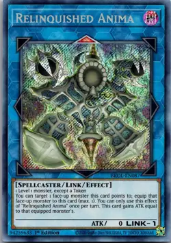 Relinquished Anima BROL-EN087 Brothers of Legend Yu-Gi-Oh 1st Edition LP - Image 1