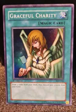 3x Copys YU-GI-Oh! Starter Deck: Pegasus SDP-040 Graceful Charity 1st/limited - Image 2