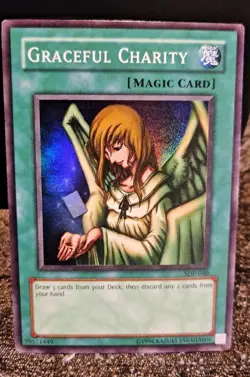 3x Copys YU-GI-Oh! Starter Deck: Pegasus SDP-040 Graceful Charity 1st/limited - Image 4