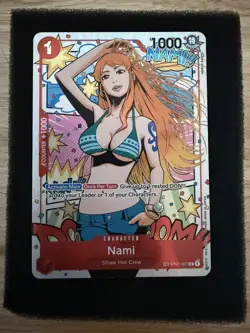 One Piece Nami St01-007 (TR) Treasure Rare Wings of the Captain (Op06) NM - Image 1