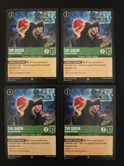 #93 The Queen - Disguised Peddler x4 - Disney Lorcana - Rise Of The Floodborn - Image 1