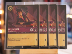 Disney Lorcana Play Set - Dr Facilier Savvy Opportunist - 38/204 NM+ NON-Foil x4 - Image 1