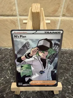 Pokemon TCG N's Plan 163/086 Ultra Rare Black Bolt Near Mint Condition - Image 2