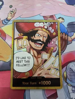 DON!! Card (Gol.D.Roger) (Gold) Carrying On His Will OP13 Foil - Image 1