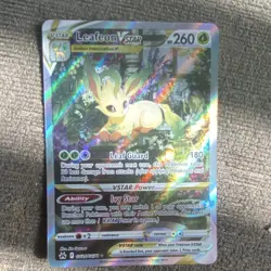 Pokemon TCG Leafeon VSTAR GG35/GG70 Crown Zenith Galarian Gallery Holo - Image 3