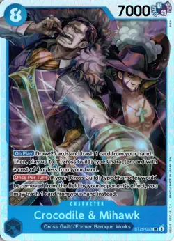 Crocodile & Mihawk SR Starter Deck 25: BLUE Buggy ST25-003 One Piece TCG - Image 1
