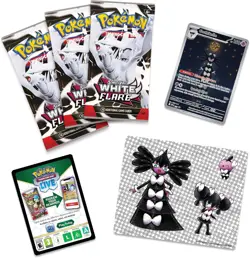Pokemon TCG Scarlet & Violet 10.5 White Flare Tech Sticker Blister Multi - Image 3