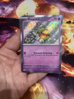 Greavard - SVP 070 - Paldean Fates Black Star Promo - Baby Shiny Pokemon TCG NM - Image 1